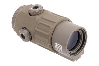 EOTECH G45 5x Magnifier in Tan with QD STS Mount is water-resistant and fog-resistant